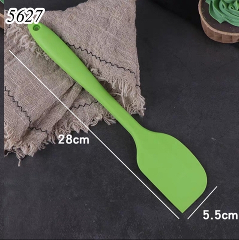 Phới dẹt silicon size TO XANH LÁ dài 28cm,91gram.