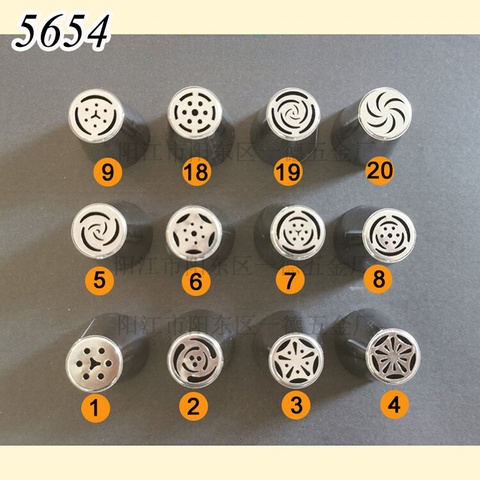 Bộ 12 đui kiểu 3D NGA size to cao 4.2cm rộng 2.5m thép không zỉ.