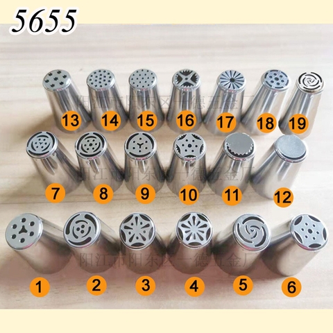 Bộ 19 đui kiểu 3D NGA size nhỏ  cao 4.2cm rộng 1.9cm thép không zỉ
