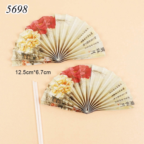 SCG-Quạt gấp cỡ vừa Peony TQ