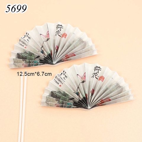 SCG-Quạt gấp cỡ trung Lotus TQ.