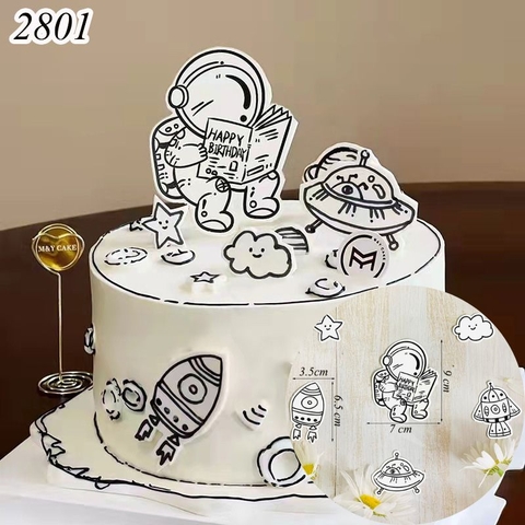 SCG-set cắm phi hành gia trắng