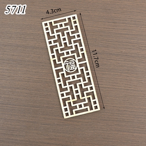 Sét 5 Bình phong gỗ khắc chữ chúc phúc TQ