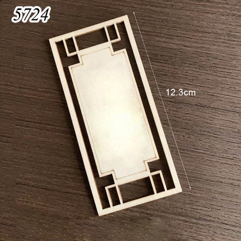 Sét 5 Màn gỗ KHÔNG Khắc Chữ TQ