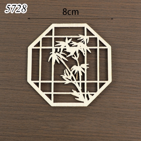 Sét 5 Mô hình tre lục giác TQ