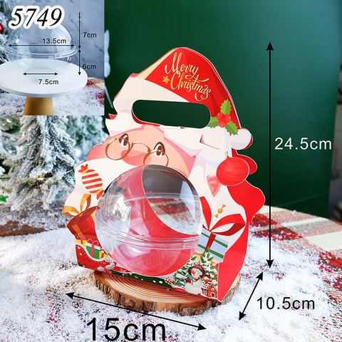 Hộp noel quả cầu + nĩa M2. TQ