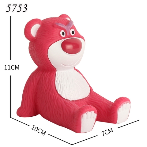 Tượng Gấu Dâu Ngồi Chống Tay Size To