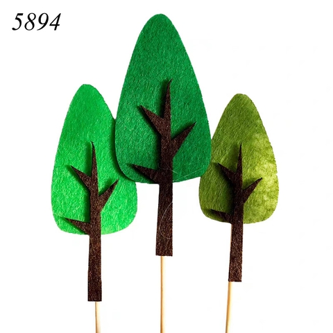 SC-Set cắm 3 cây vải xanh lá