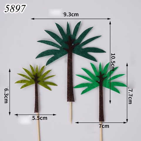SC-Set cắm 3 cây vải lá cọ