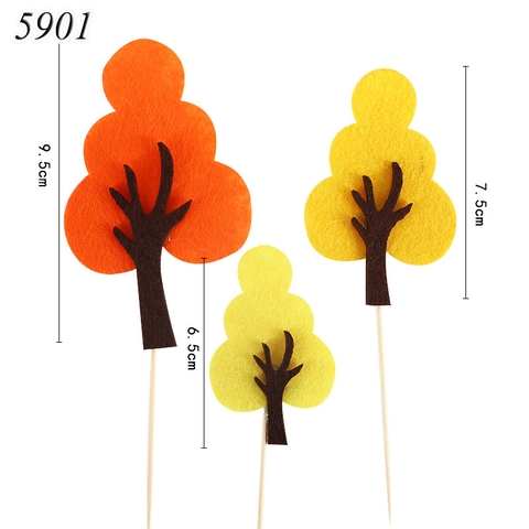 SC-Set cắm 3 cây vải vòm mây cam