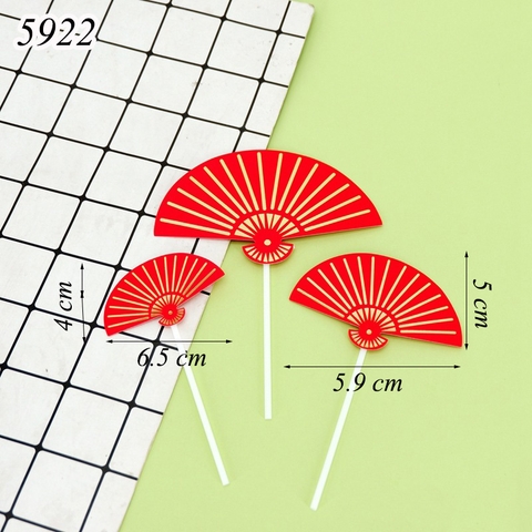 SCG-Set cắm 3 quạt đỏ TQ