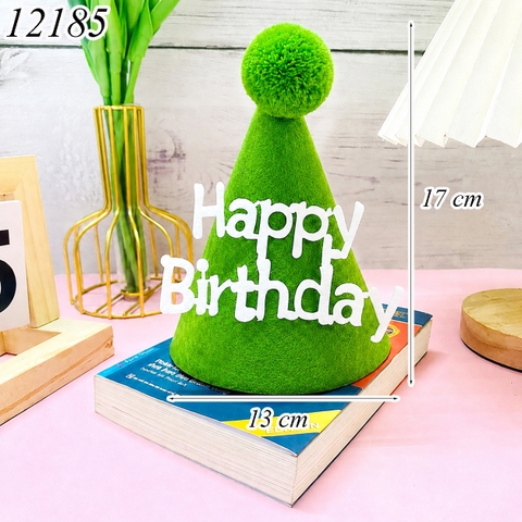 1 Chiêc mũ nỉ Xanh Nõn gắn chữ HPBD TP