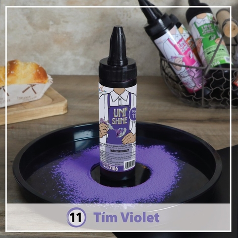 Màu phun bột Tím Violet