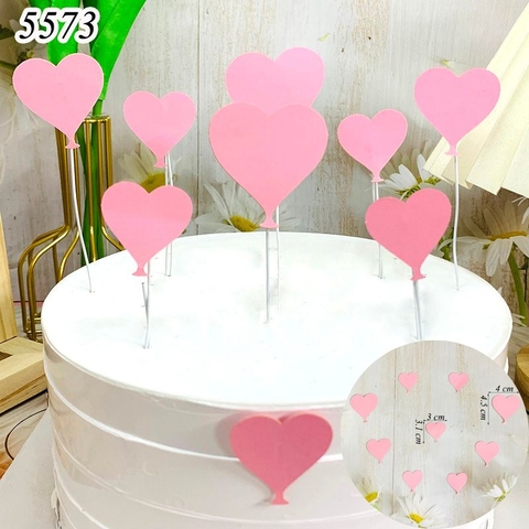SCG-Sét Cắm 9 Trái Tim Hồng