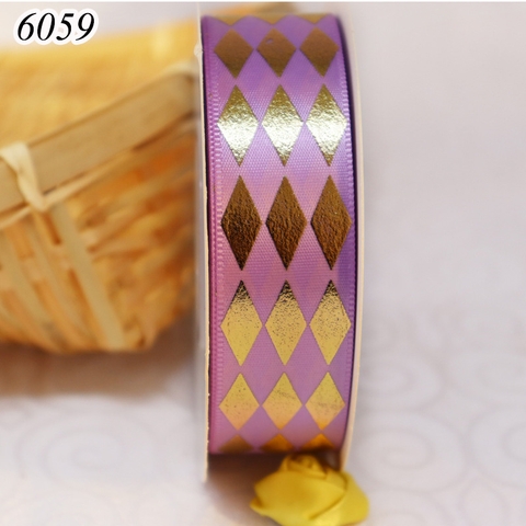 RB-Ruybang họa tiết kim cương 2.5cm-25m Tím