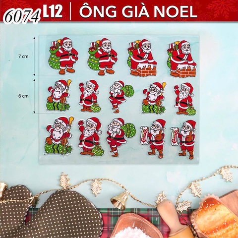 Khuôn socola noel L12