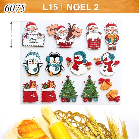 Khuôn socola noel L15