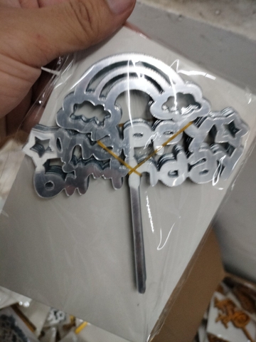 Mica - combo 10 thẻ mica cầu vồng bạc