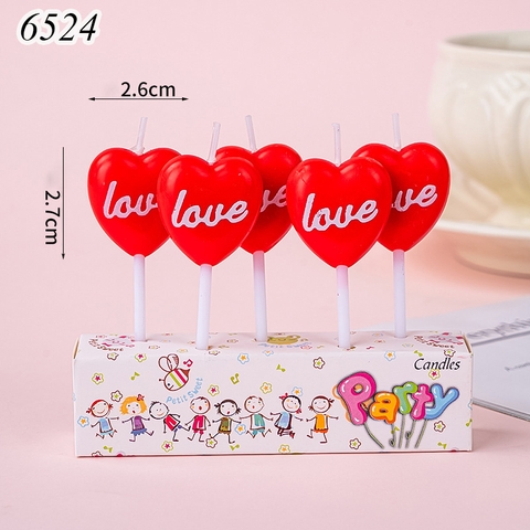 Vỉ Nến Tim Love