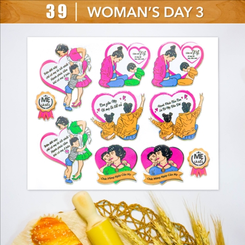 Khuôn socola woman's day I39
