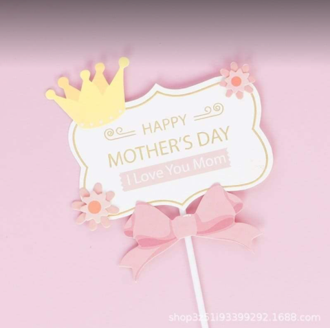 Cam - thẻ happy mother day ( i love you mom)