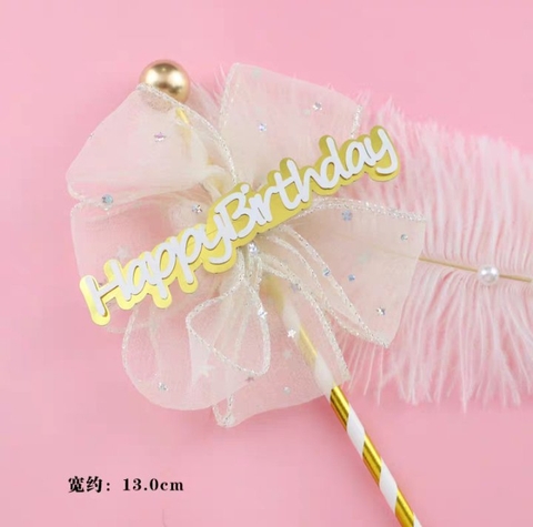Que cắm nơ vàng bi HPBD TQ.