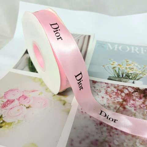 Ruybang Dior hồng khổ 2.5cm*50m
