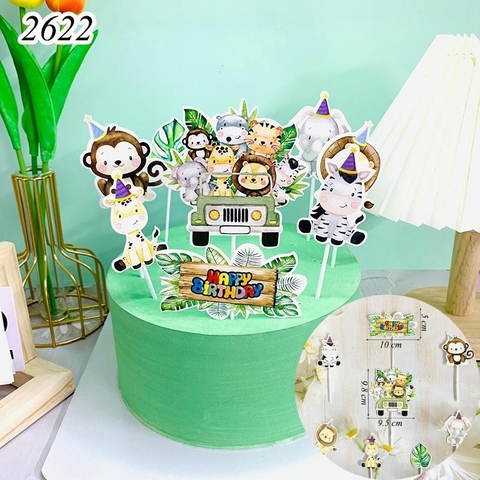 SCG-set cắm động vật rừng xanh HD