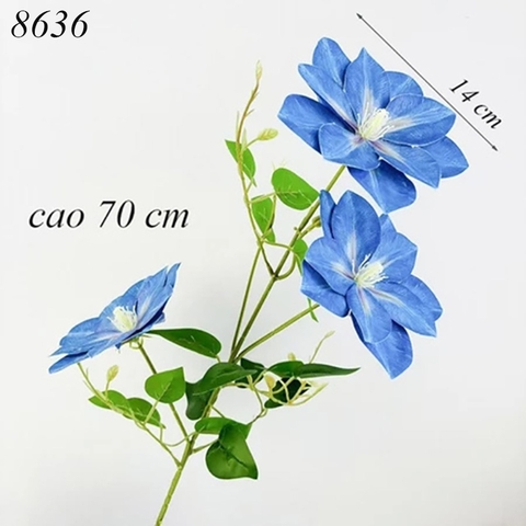 Cành hoa ông lão Xanh Dương Đậm TQ