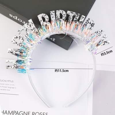 Kẹp tóc HPBD bạc