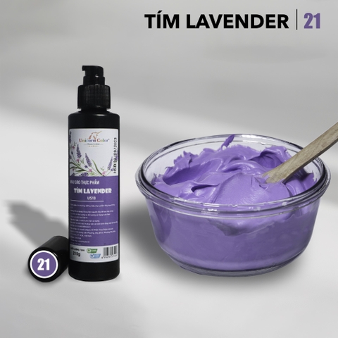 Màu siro thực phẩm tím LAVENDER ( 210g )