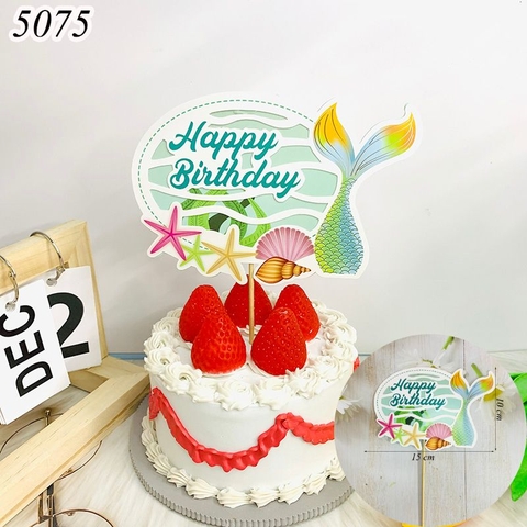 SCG-set cắm HPBD sao biển đuôi cá 2 lớp MT.