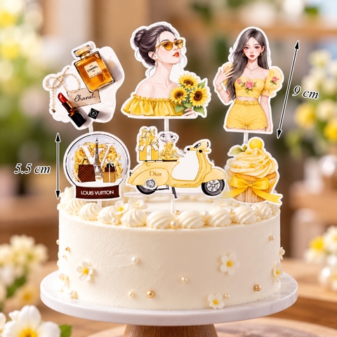 SCG-Set Cắm Cô Gái Ôm Hoa Hướng Dương TP