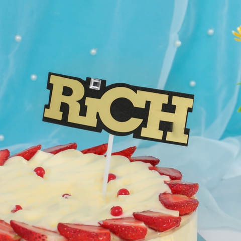 Cam - Set cắm 3 thẻ chữ RICH
