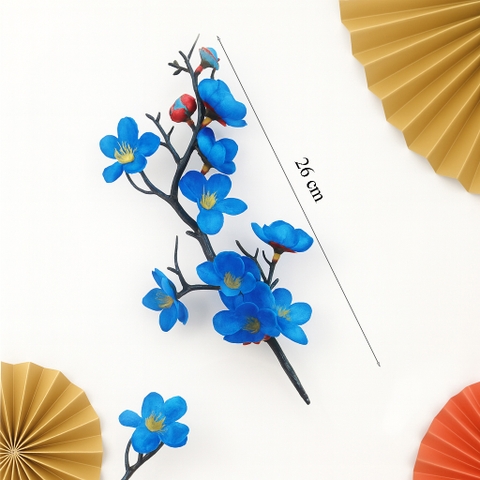Cành hoa đào xanh dương