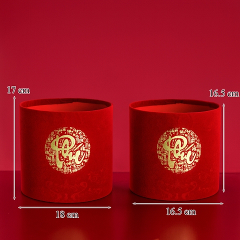 2 Trụ nhung chữ phúc