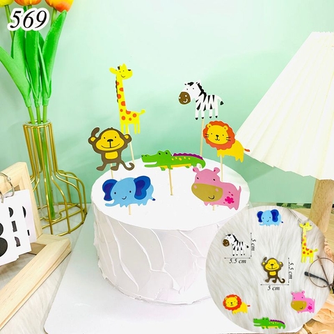 SCG - set cắm 7 động vật