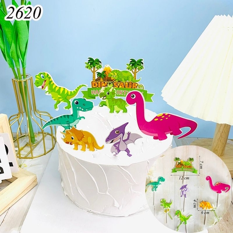 SCG - set cắm Khủng long rừng xanh 1.