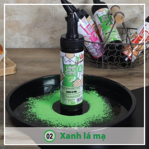 Màu phun bột Xanh lá mạ