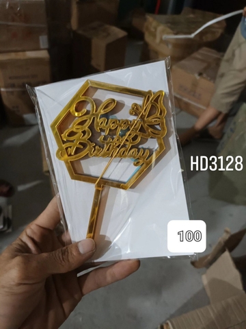 Mica - combo 10 mica lục giác bướm vàng