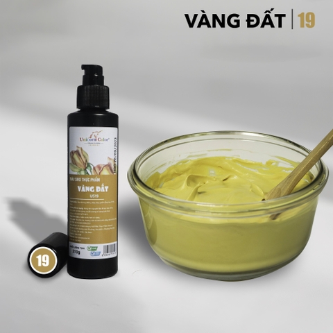 Màu siro thực phẩm Vàng đất (210g).