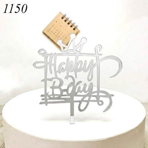 MK- 10 meka HPBD vuông vương miện bạc