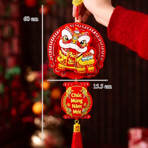 Dây Treo Tết Lân Vàng Phúc Lộc TP