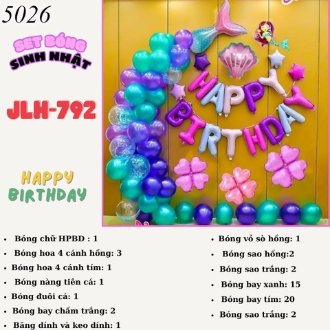 Bóng chữ JLH 792 TT