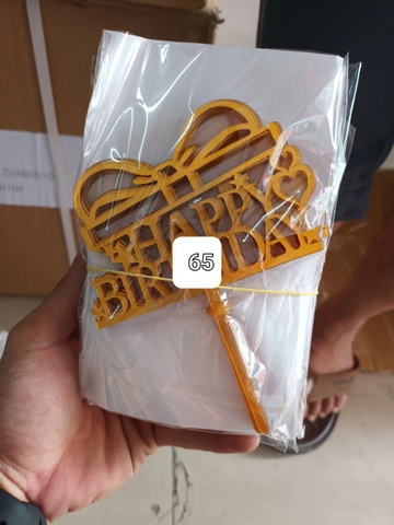 Mica - Combo 10 mica hộp quà lớn vàng
