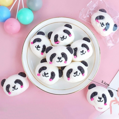 Kẹo Bông Hình Gấu Trúc Panda – Túi 10 viên