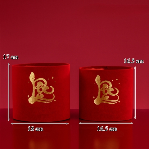 2 Trụ nhung chữ lộc