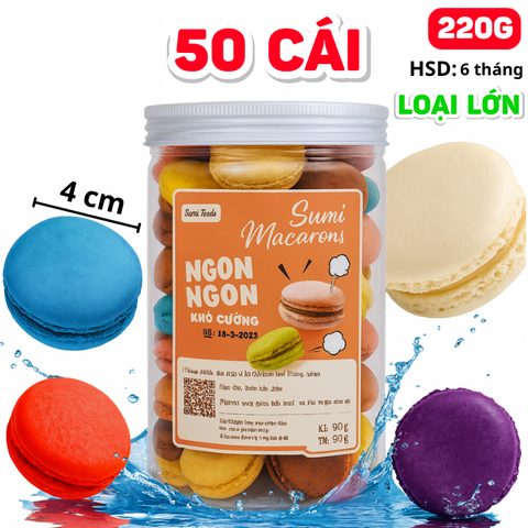 Lọ Kẹo Macaron Mix Màu 25-27 Cặp