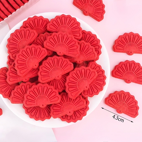 Bánh Quy Hình Quạt Đỏ