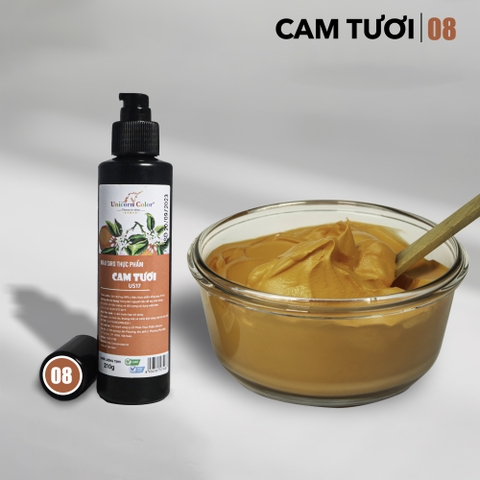 Màu siro thực phẩm Cam tươi (210g).